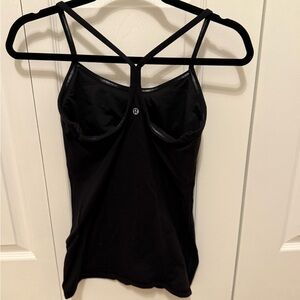 lululemon athletica Black Strappy Camisole